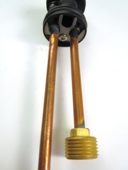 If your faucet has copper supply lines that are soldered to the faucet and the faucet is leaking from the soldered connection, the faucet may need to be replaced.