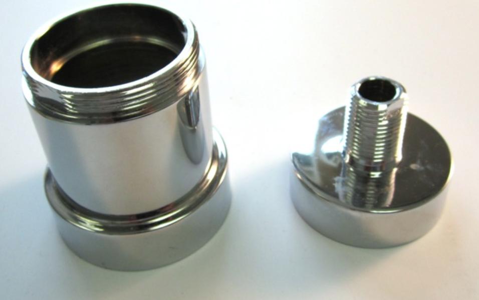 The base nut and sleeve are used to install a cartridge onto a tub/shower valve. If water is leaking from the base nut or the sleeve, the base nut or sleeve may need to be replaced.