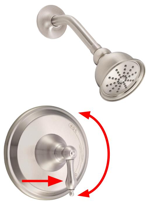 Tub and Shower handles should always be easy to operate. If the handle for your tub/shower faucet has become difficult to operate, the lock nut/base nut may be over-tightened.